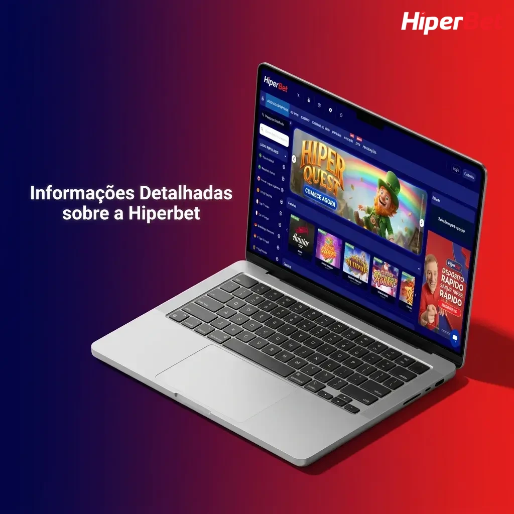 Hiperbet platform for Brazilian sports betting and online casino with SSL security and mobile app for Android and iOS