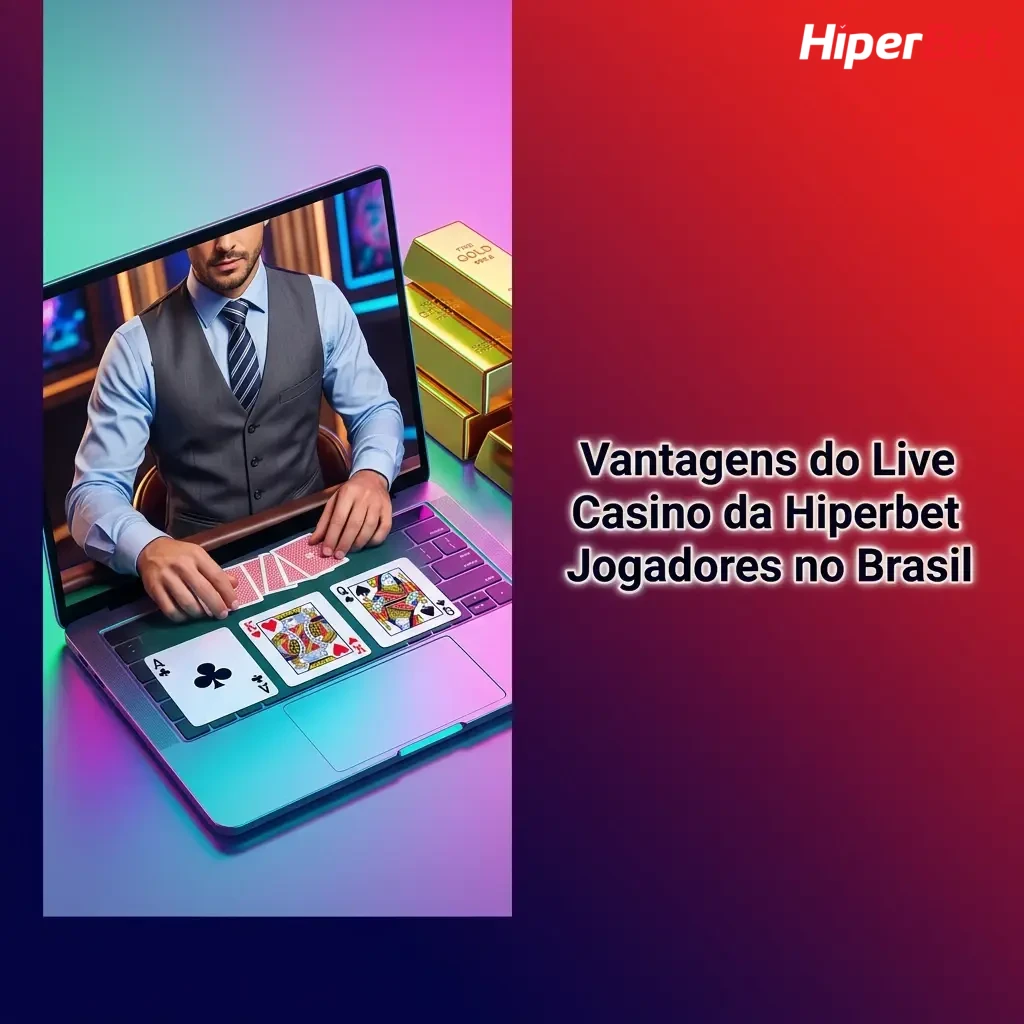 Hiperbet live casino interface showing Portuguese dealers, Pix payments, and mobile access for Brazilian players