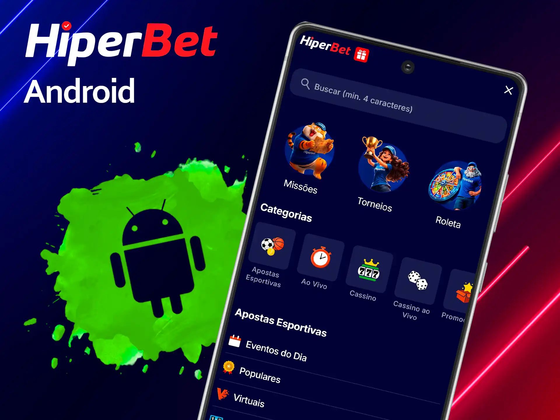 Como baixar e instalar o Hiperbet Android.