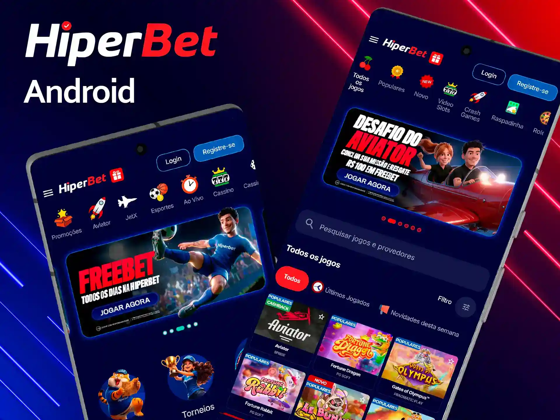 Obtenha o aplicativo Hiperbet para Android agora.